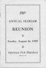 50th Annual Oldham Reunion<br>  Sunday,August 16, 1959