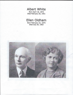 Oldham<br>
Albert and Ellen Oldham White